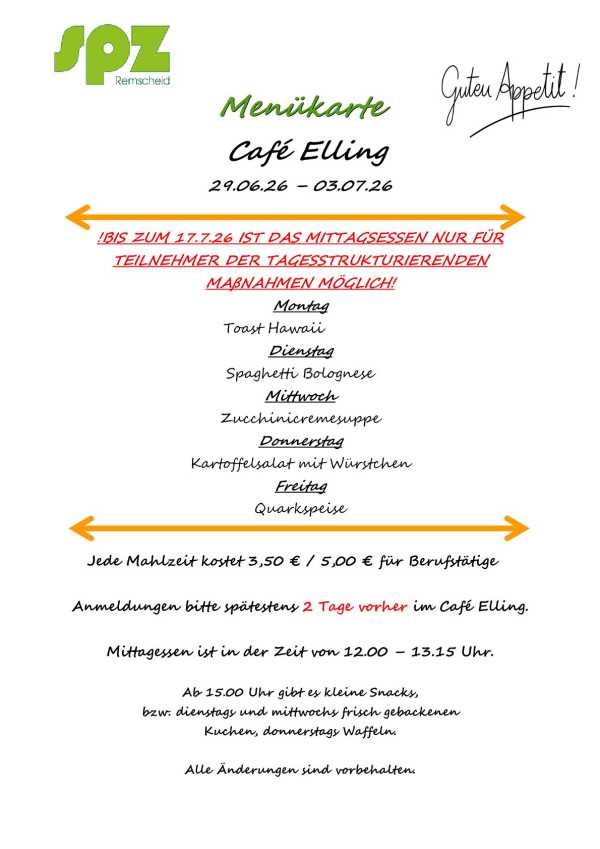 Woche 29.06.26 - 03.07.26